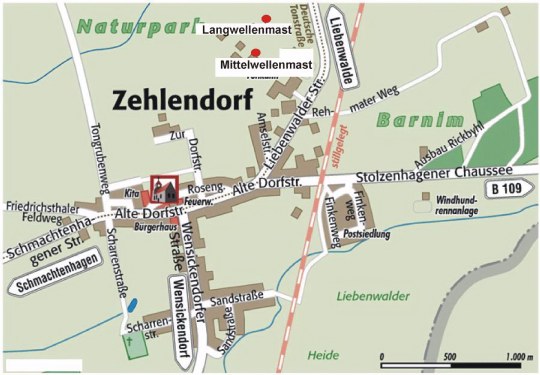 Zehlendorf MW flared skirt antenna and diplexer 1EN
